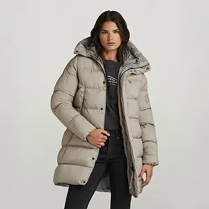 Жіноча куртка G-Star Whistler Parka Puffer Elephant Skin - XS - Фото 1