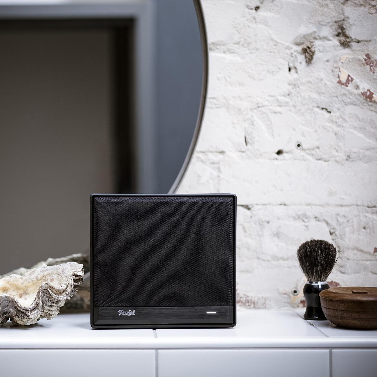 Акустична система Teufel ONE S Компактний Multiroom Bluetooth з Wi-Fi Будильник Музичний стрімінг Чорний, фото №6 Акустична система Teufel ONE S Компактний Multiroom Bluetooth з Wi-Fi Будильник Музичний стрімінг Чорний, фото №6