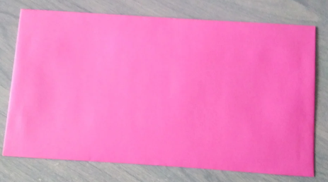 Конверты розовые Евро формат подарочные бумажные канцелярские почтовые конверты. Упаковка 10 шт., фото №1