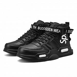 Кроссовки FUSHITON мужские для бега, модные высокие, Freestyle Hi-Top, повседневные спортивные, для хайкинга, для спортзала, для отдыха, для фитнеса synthetic.ua - Фото 1