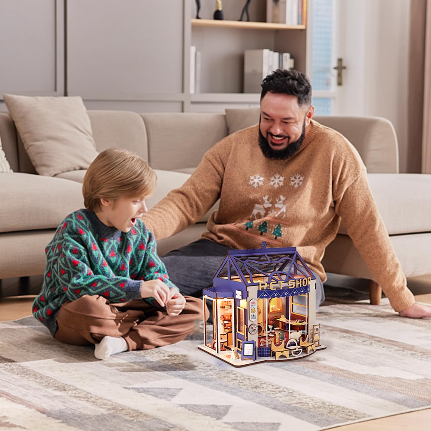 Набор AONGAN DIY Miniature Street View Pet House, фото №6