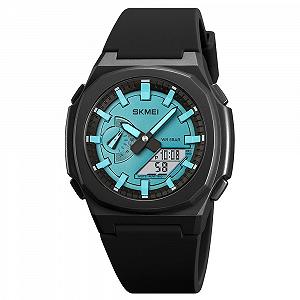 Годинник Skmei 2091BKLTBUWT Blask-Lignt Blue-White SALE - Фото 1