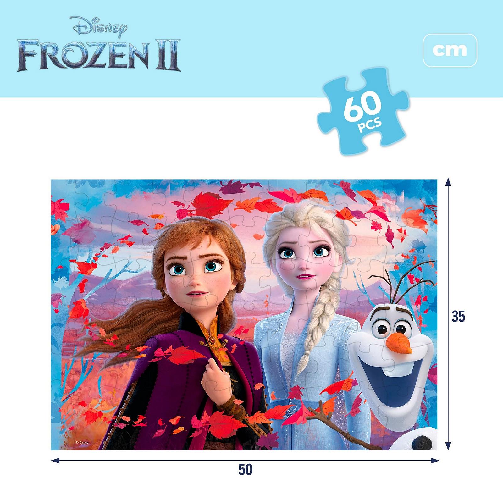 Пазл Disney Df Plus Frozen 60 деталей 50 x 35 см Разноцветный, фото №5 Пазл Disney Df Plus Frozen 60 деталей 50 x 35 см Разноцветный, фото №5