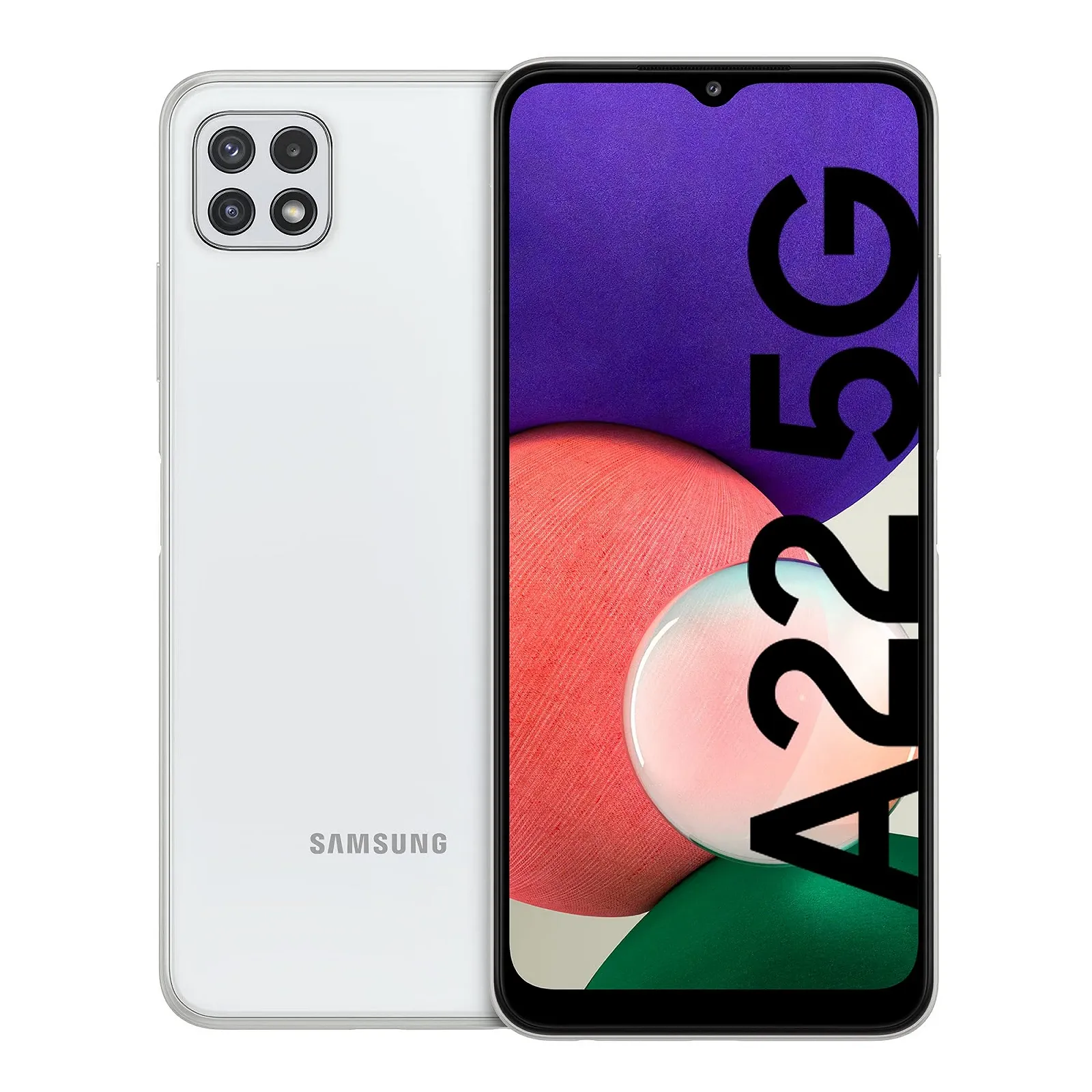Смартфон Samsung Galaxy A22 5G 6.6", 128 GB, Белый, фото №1