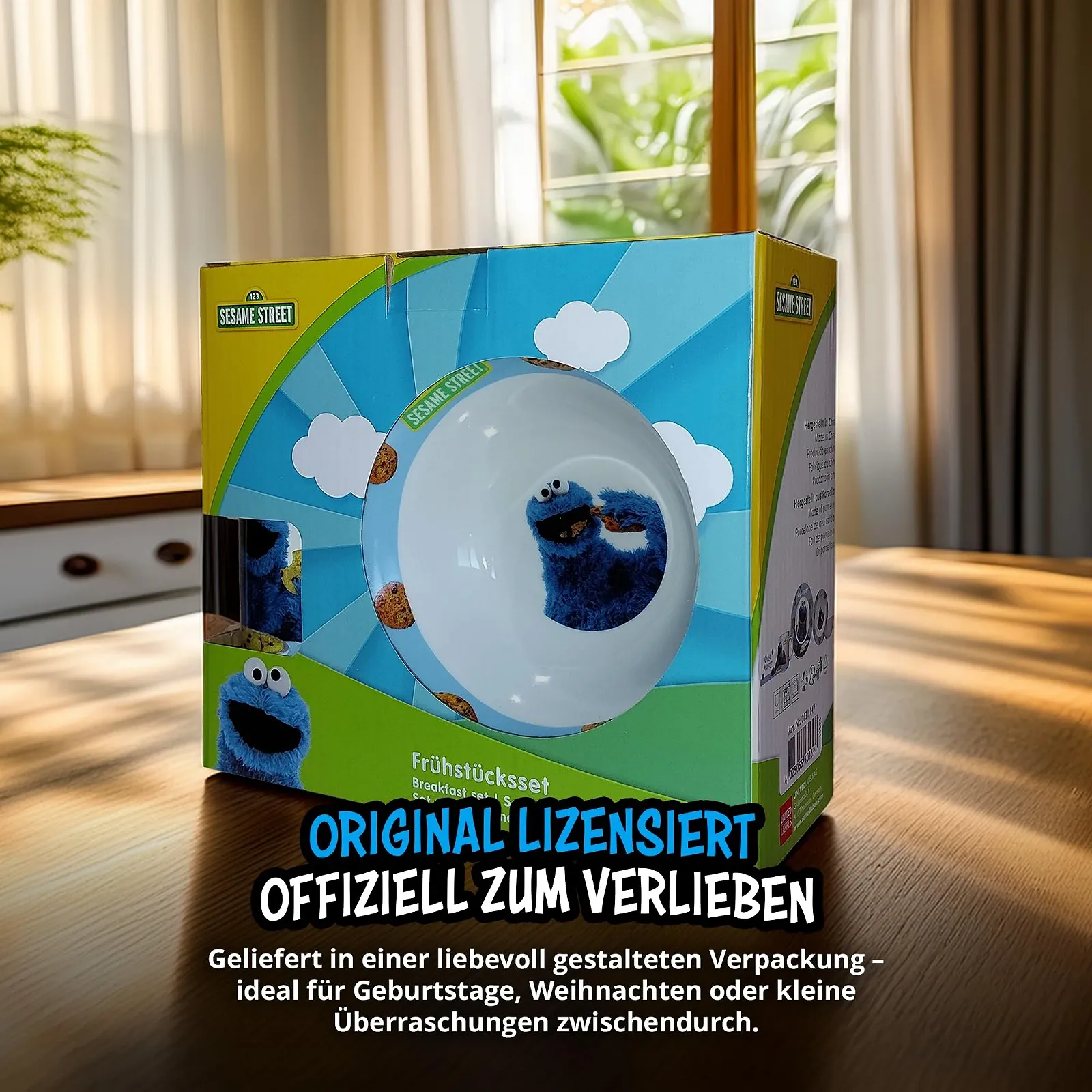 Детский набор для завтрака United Labels Cookie Monster, фото №6