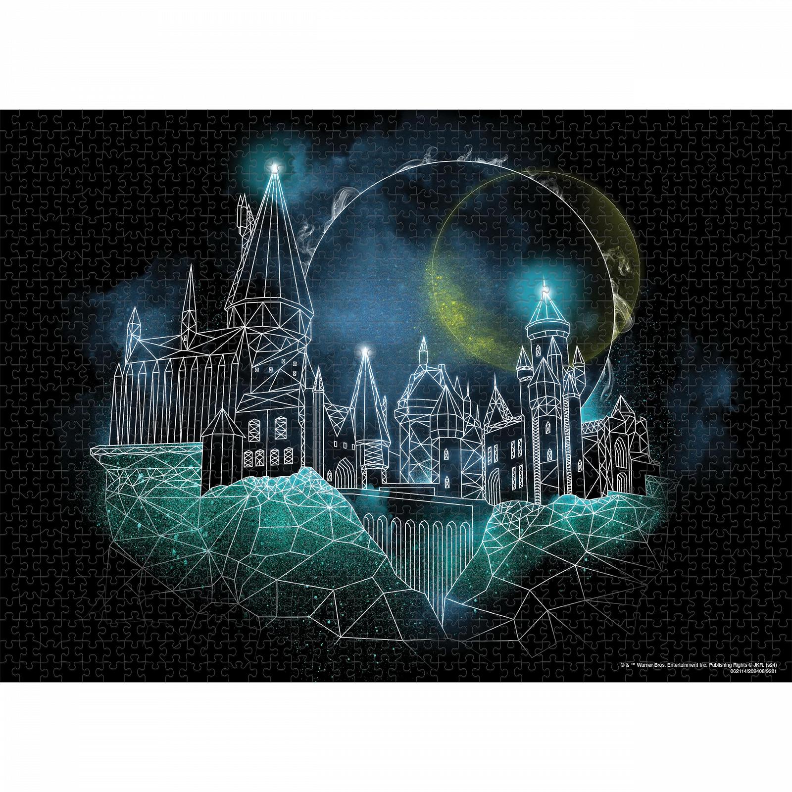 Пазл Harry Potter Magic of Hogwarts Glow-in-The-Dark 1000 деталей, фото №3