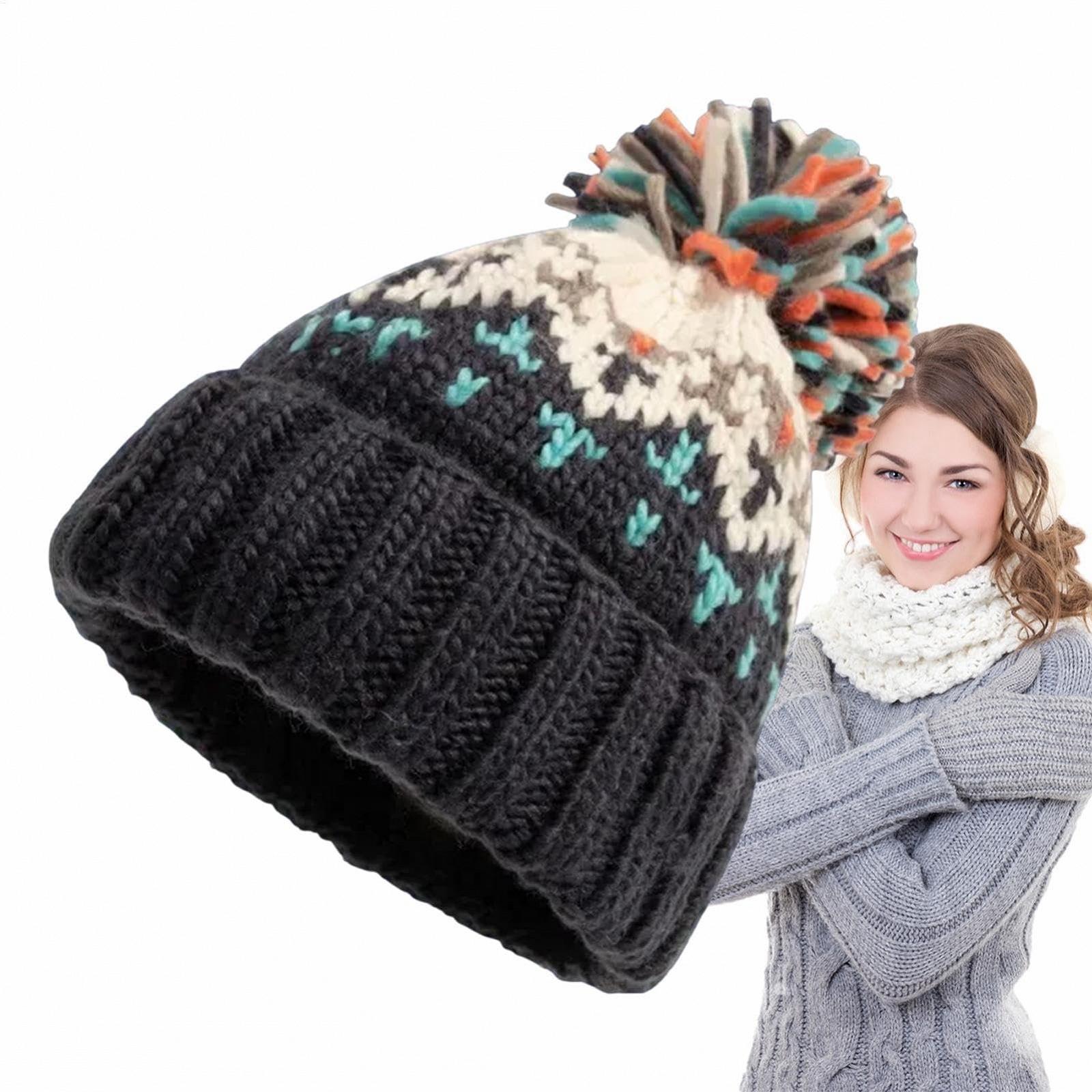 Зимняя шапка с помпоном, фото №6