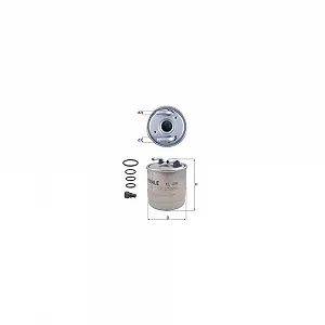 Паливний фільтр KNECHT KL 490D для MERCEDES-BENZ - Фото 1