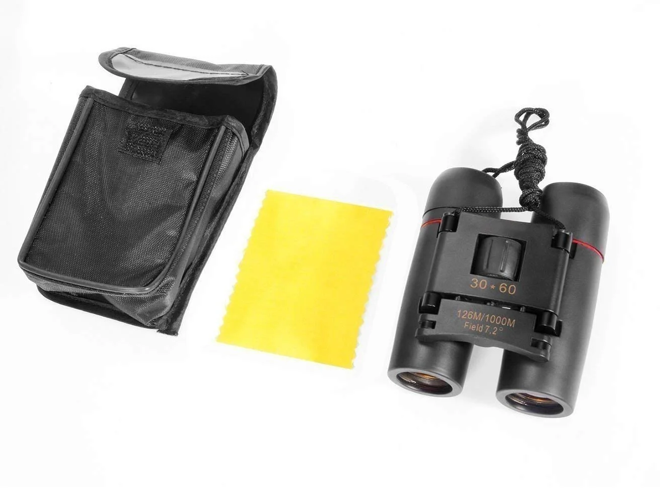 Бінокль 30x60 Kompakt Mini Schwarz, фото №4