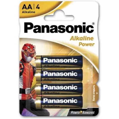 Батарейка PANASONIC AA LR6 POWER 4 Rangers (LR6REB/4BPRPR), фото №1 Батарейка PANASONIC AA LR6 POWER 4 Rangers (LR6REB/4BPRPR), фото №1