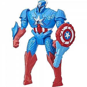 Фігурка Капітан Америка Marvel Hasbro Avengers Mech Strike Monster Hunter Suit 20 см, різнокольоровий - Фото 1