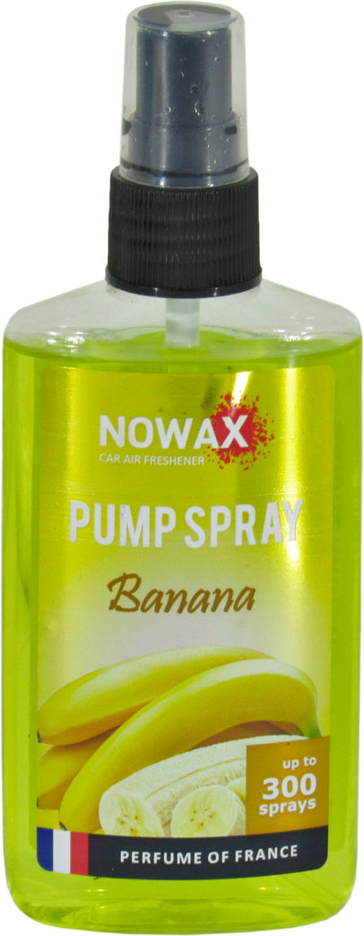 Ароматизатор Nowax Pump Spray Banana Спрей 75мл NX07578, фото №1 Ароматизатор Nowax Pump Spray Banana Спрей 75мл NX07578, фото №1