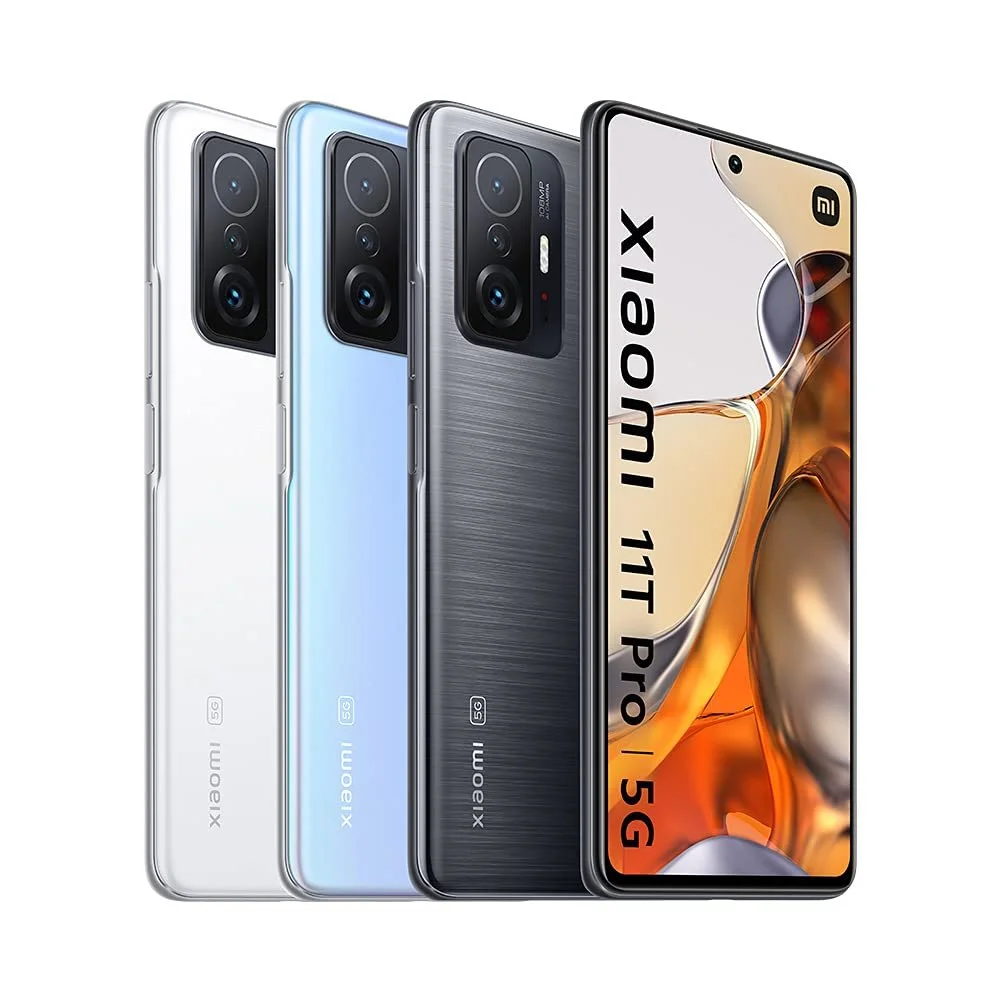 Смартфон Xiaomi 11T Pro 5G 128GB 8GB RAM Blue з навушниками, фото №3