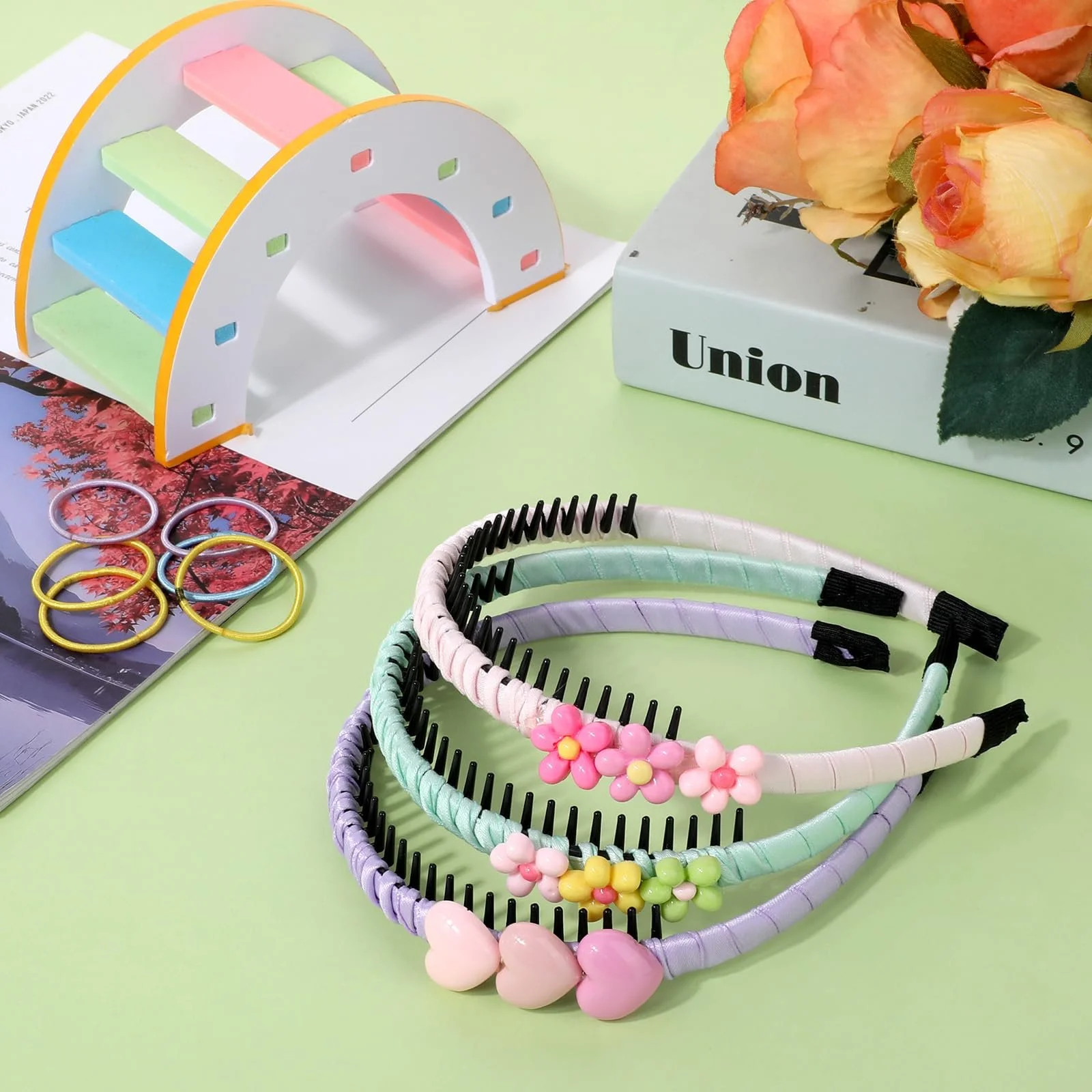 Набір з 3 дитячих обручів для волосся, фото №7
