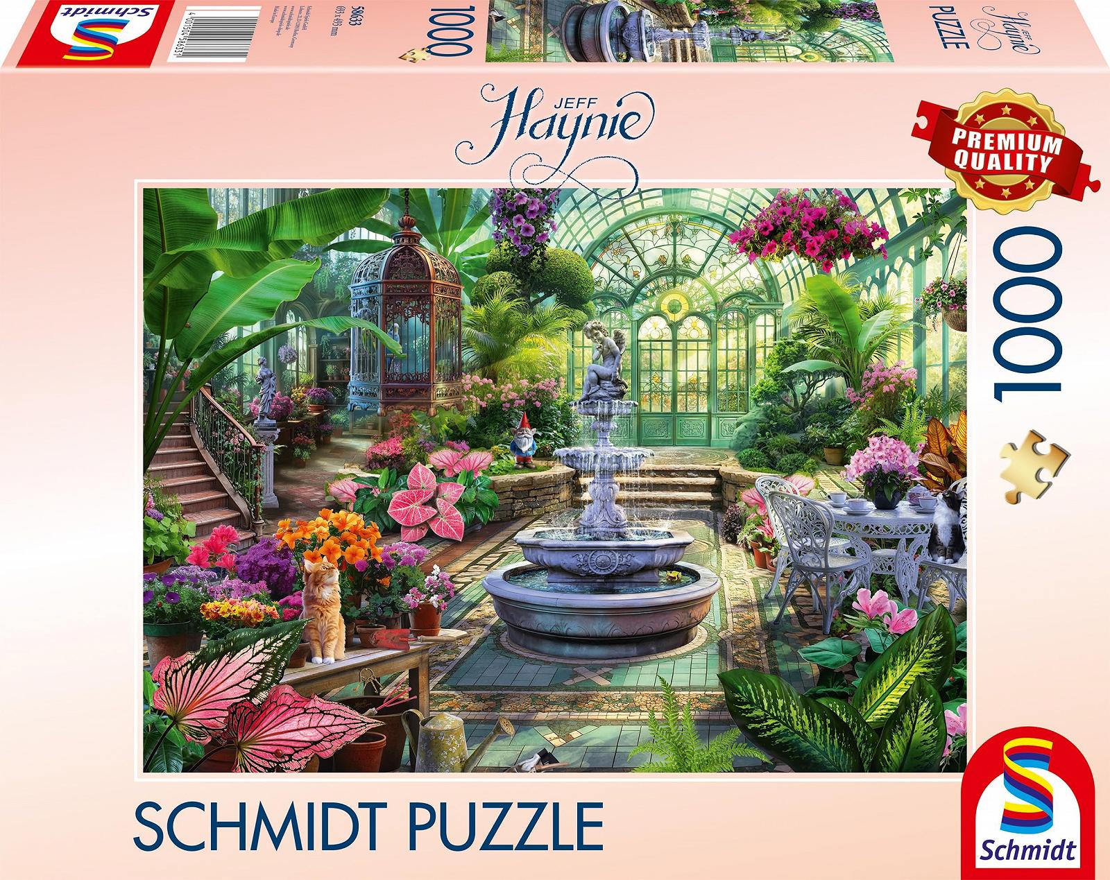 Пазл Schmidt Spiele Jeff Haynie Victorian Greenhouse 58633 1000 элементов, фото №3