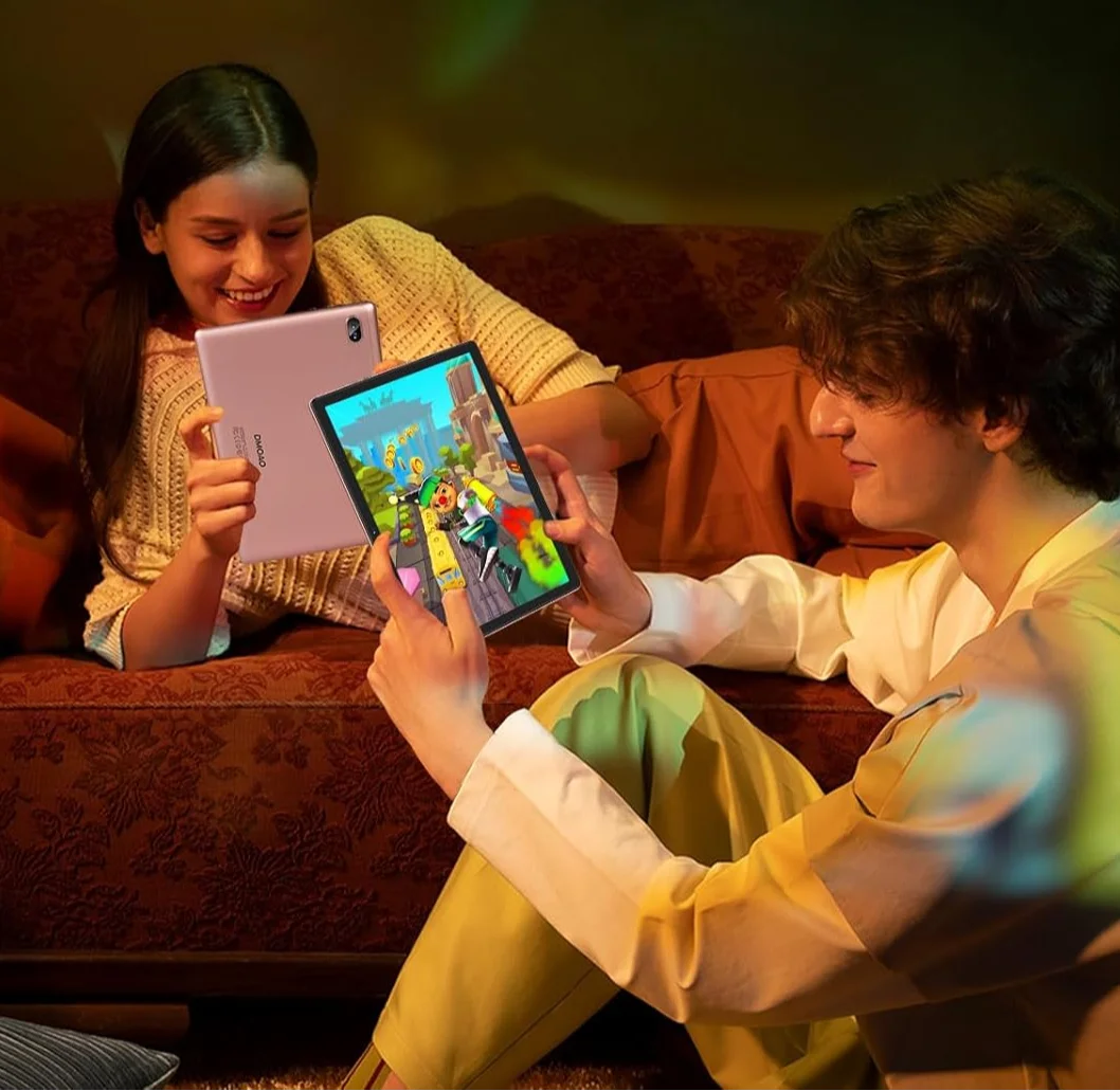 Планшет 10.1" DMOAO D3 4+14/128Gb 8 ядер Android 14 6000 mAh Rose gold, фото №6