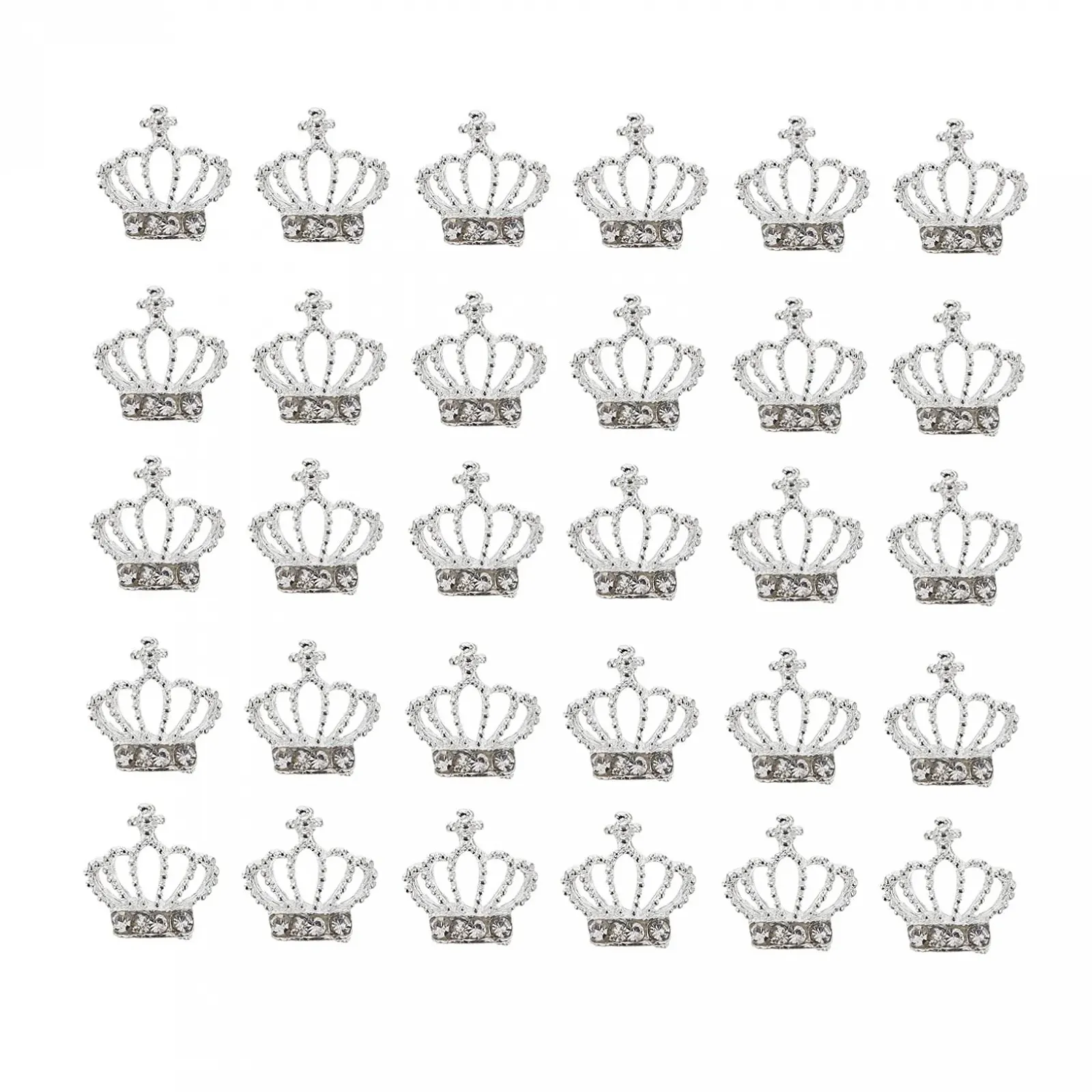 Аксессуары для ногтей FOMIYES Стразы сердце 30 шт., фото №1