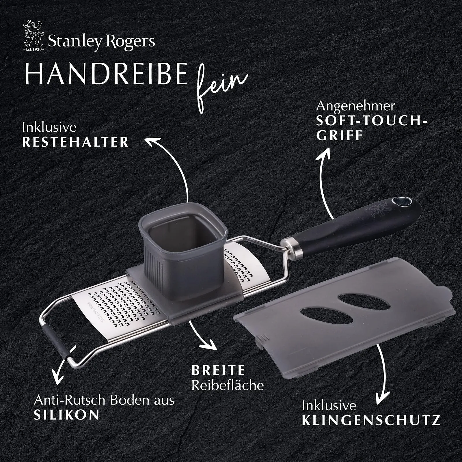 Терка Stanley Rogers Ручна Дрібна Широка Поверхня, фото №2