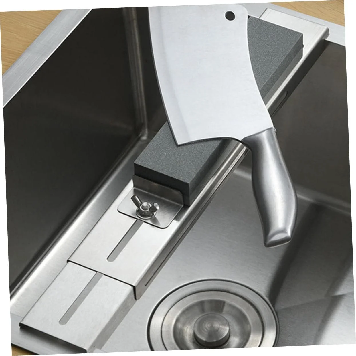 Тримач для точильного каменю Sewroro нержавіюча сталь регульований нековзний, фото №7