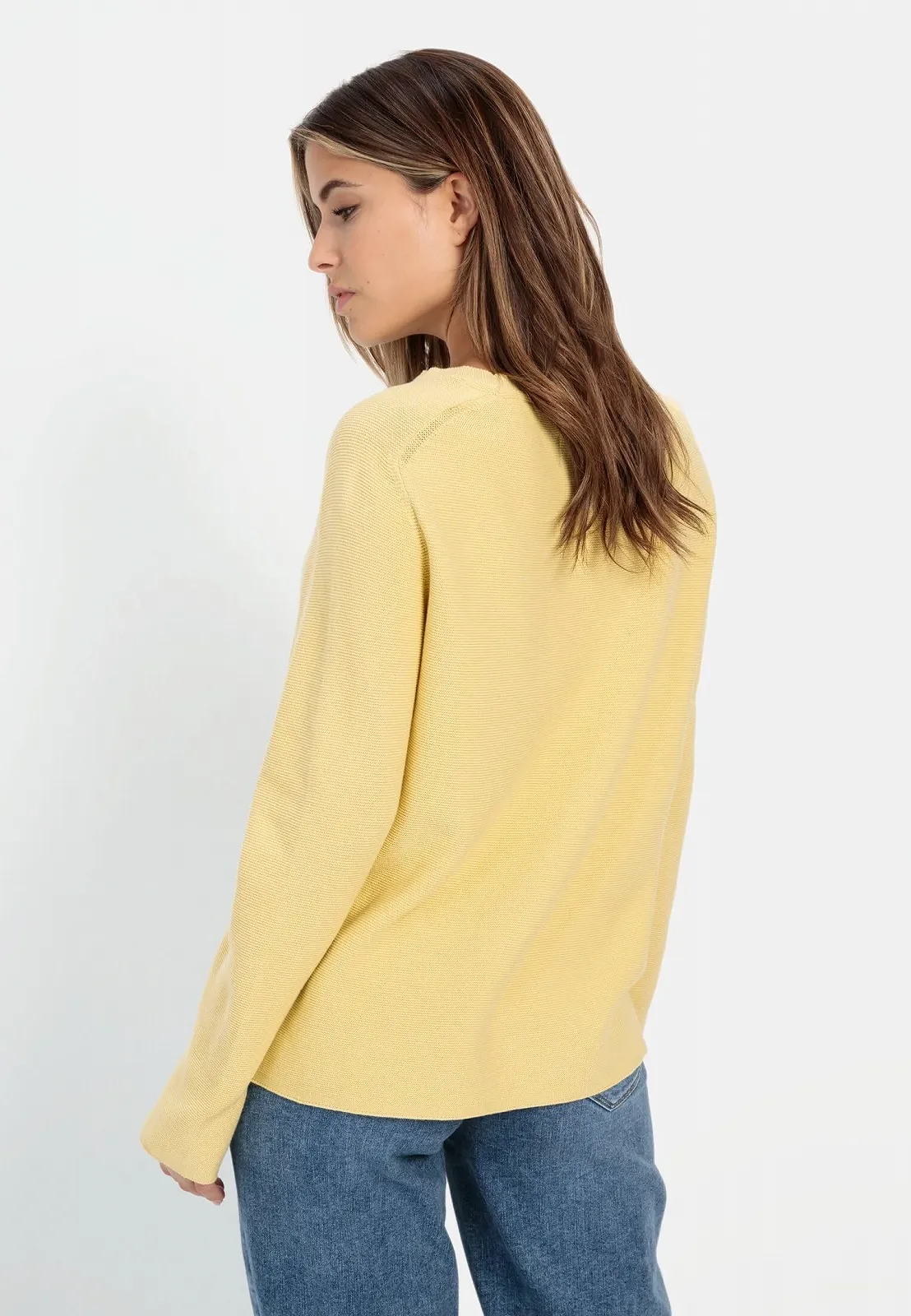 Женский свитшот camel active с круглым вырезом из чистого хлопка, фото №3 Женский свитшот camel active с круглым вырезом из чистого хлопка, фото №3