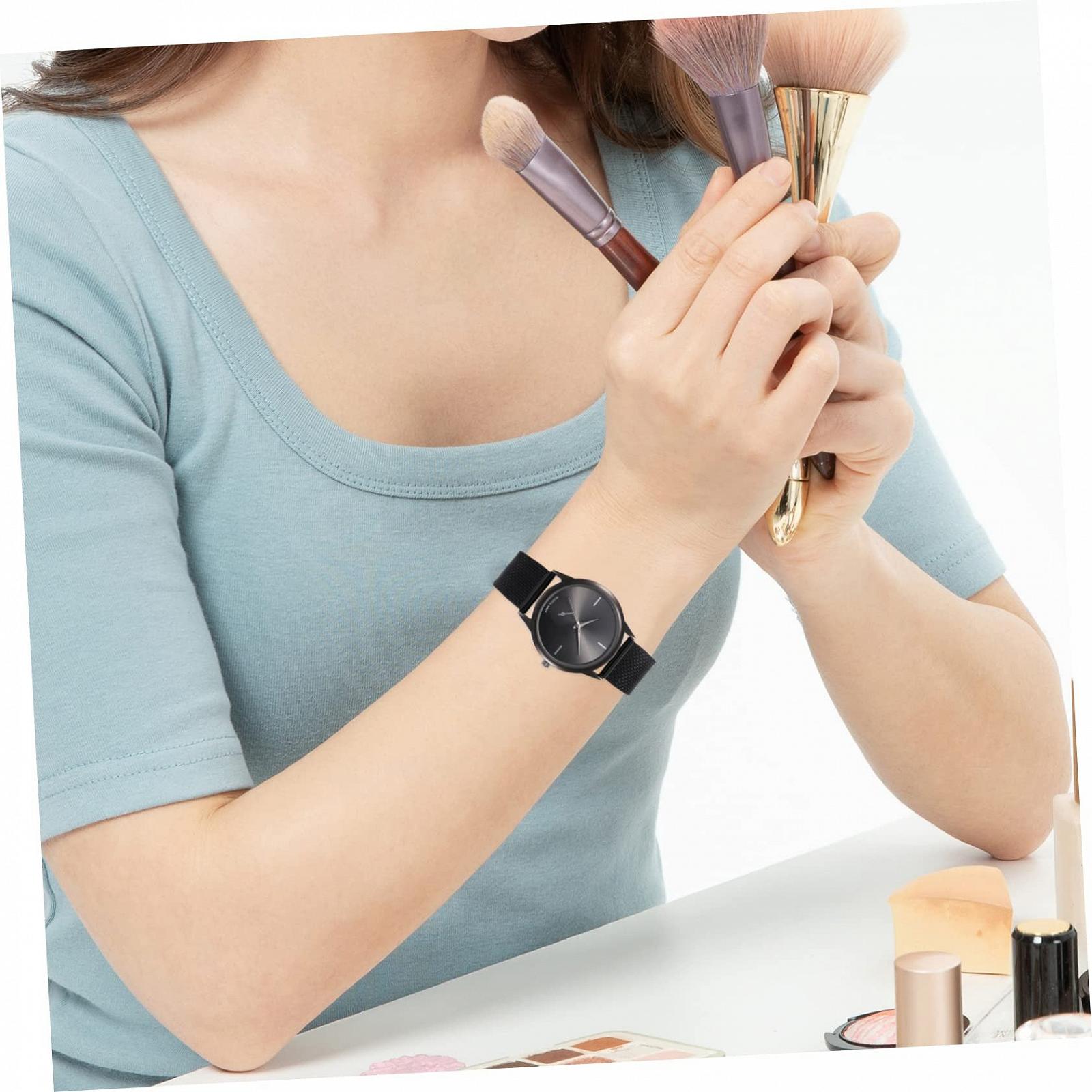 Кварцовий годинник LIFKOME для жінок жіночий кварцовий наручний годинник, чорний, фото №5