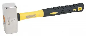 Молоток-кувалда KS Tools 9642004 Рукоятка зі скловолокна Нержавіюча сталь 1800 г - Фото 1