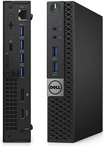 Міні ПК Dell OptiPlex 7040 / Intel Core i7-6700T / RAM 16GB / SSD 1TB / 1 x HDMI / LAN / Wi-Fi 5 / Bluetooth 4.2 / Windows 11 Pro / Чорний synthetic.ua - Фото 1