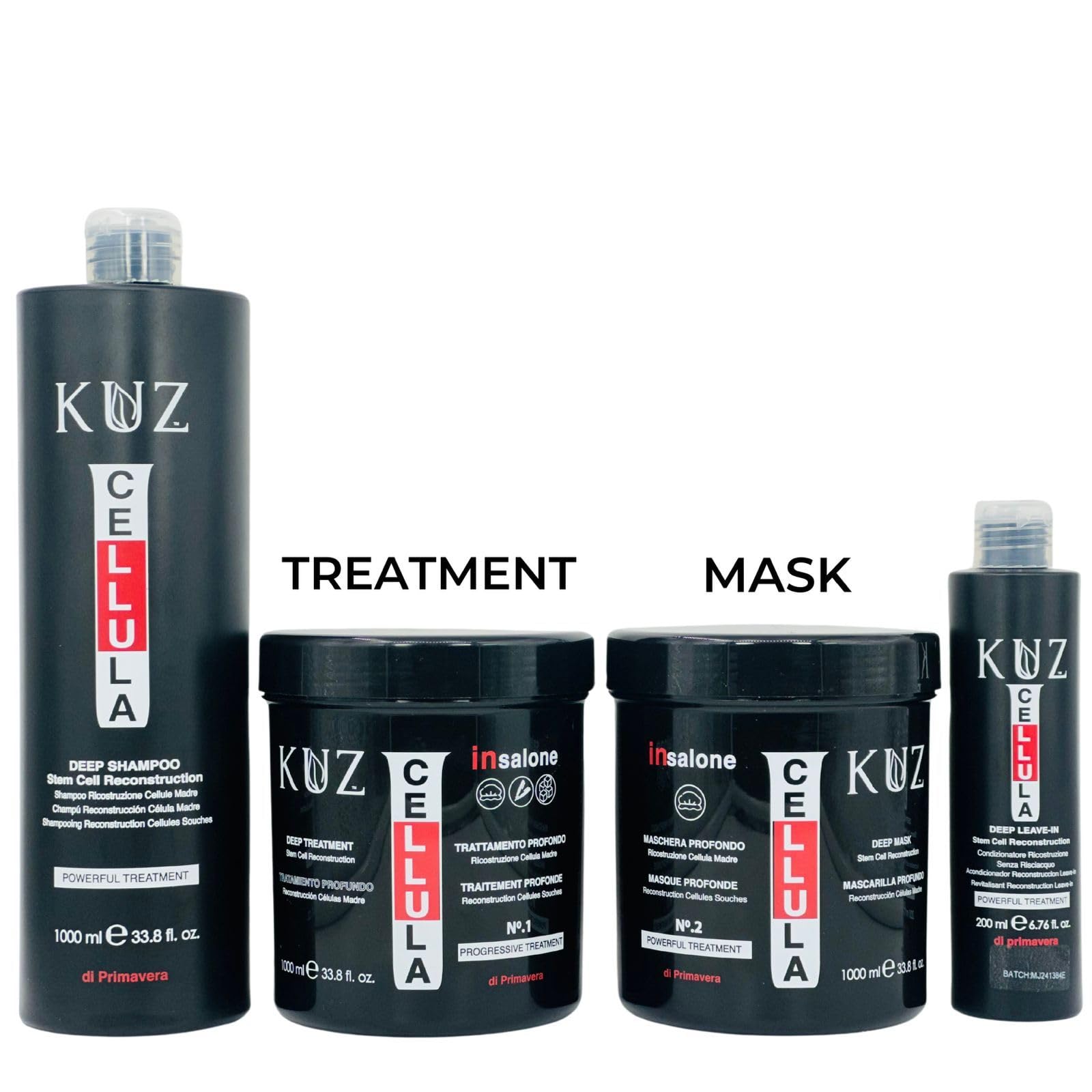 Шампунь Kuz Di Primavera Cellula Deep 1000мл Stem Cell Reconstruction, фото №2