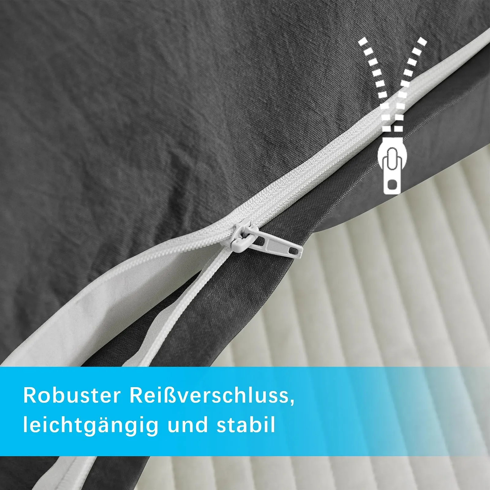 Набір наволочок 2 шт ATsense 40 x 40 см, темно-сірий, фото №5 Набір наволочок 2 шт ATsense 40 x 40 см, темно-сірий, фото №5