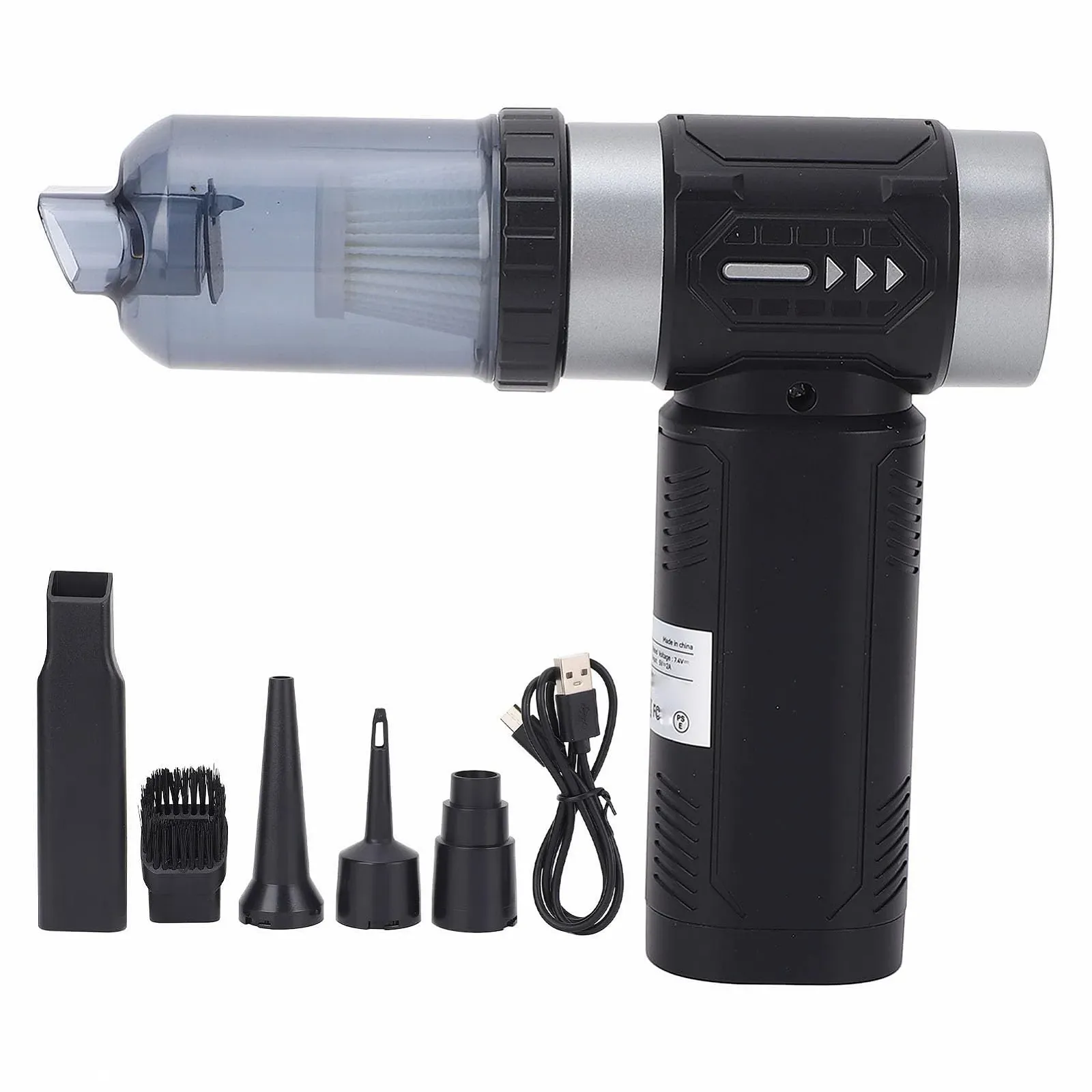 Акумуляторний повітродувка  100000 RPM 16000 кПа Електричний набір для чищення клавіатури та PC, фото №6
