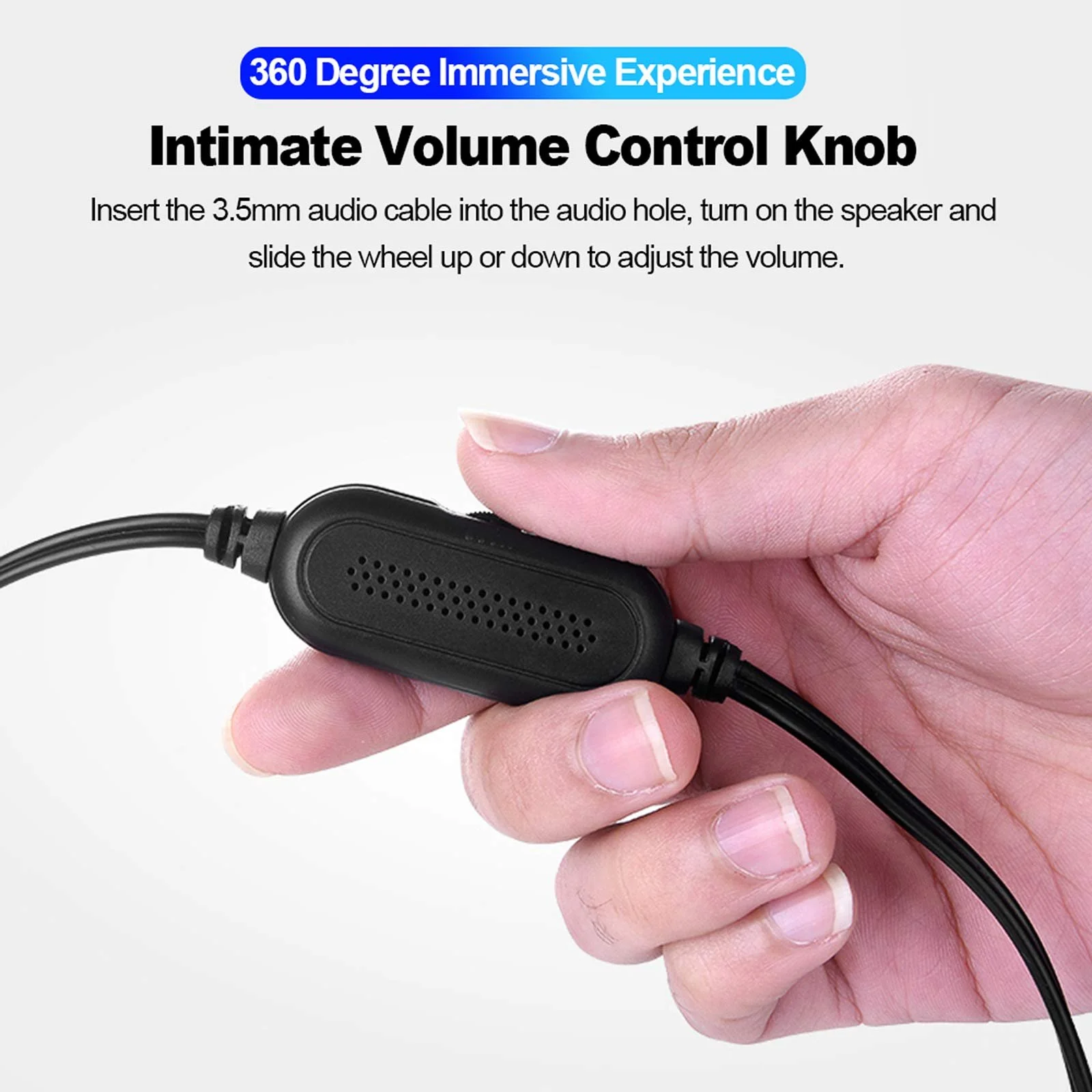 Soundbar Mini Стерео Сабвуфер Бас Окружающий Звук Колонка Проводной Плеер USB/3.5mm Audio Input для ПК Ноутбук Смартфон Планшет MP3 MP4, фото №7