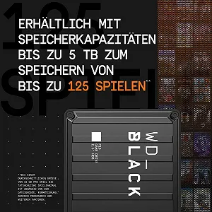 Внешний HDD WD Black P10 Game Drive 6TB Black synthetic.ua - Фото 1