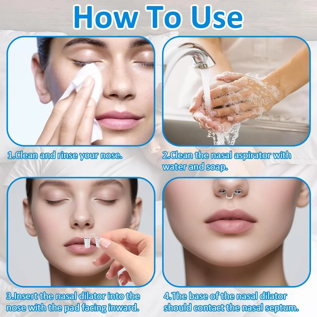 Расширитель для носа против храпа 8 шт, разных размеров, фото №4 Расширитель для носа против храпа 8 шт, разных размеров, фото №4