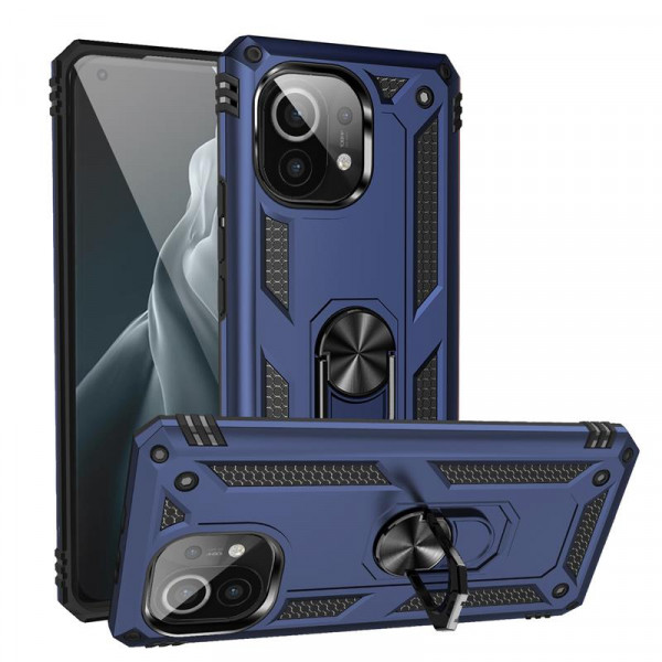 Чeхол-накладка BeCover Military для Xiaomi Mi 11 Lite/Mi Lite 5G/11 5G NE Blue 706643, фото №2