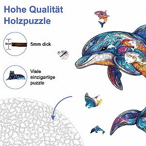 Деревянный пазл Frog 218 деталей L 34 x 36,2 см synthetic.ua - Фото 1