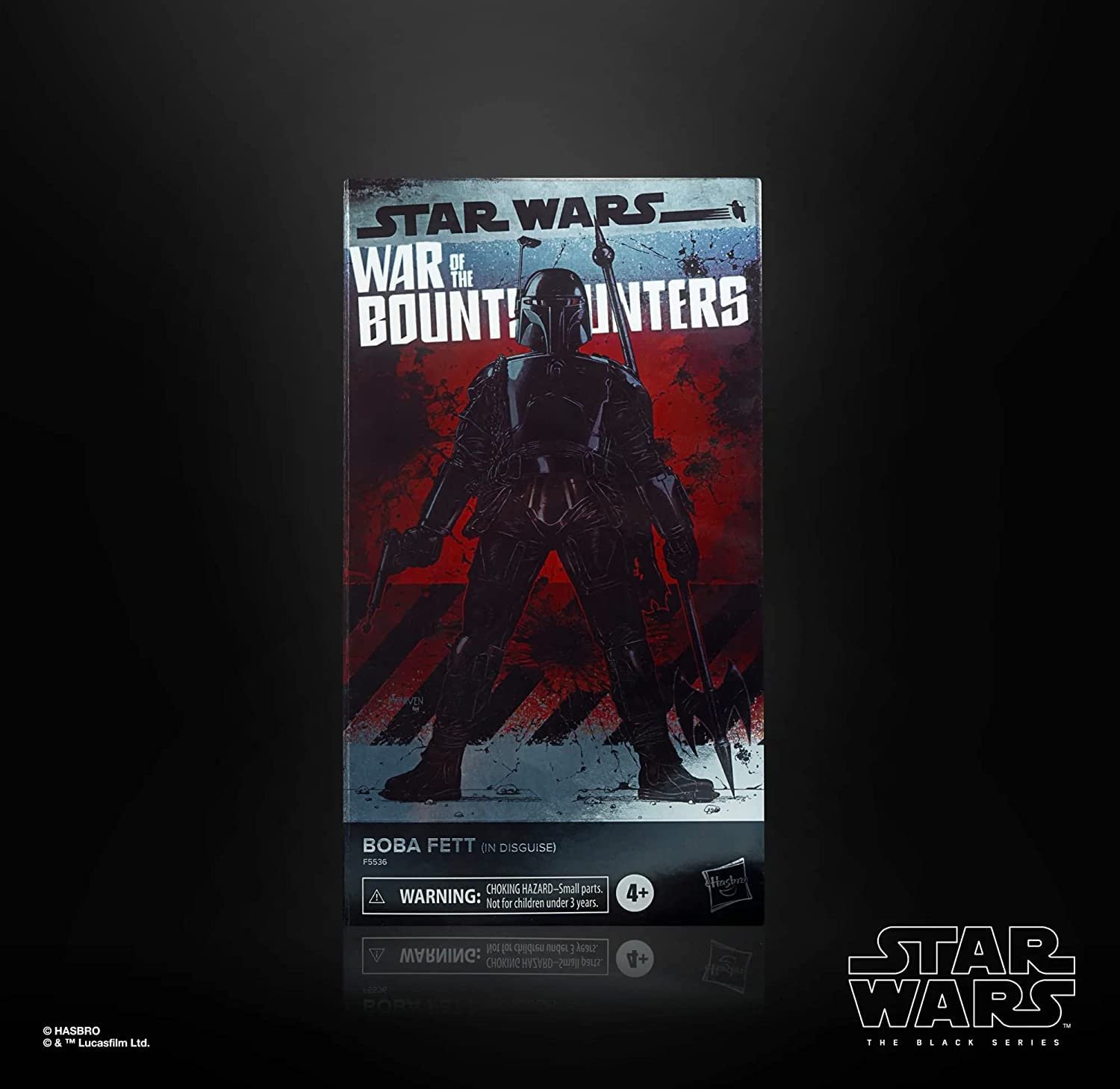 Фігурка Star Wars The Black Series Боба Фетт (у маскараді) SDCC Exclusive War of The Bounty Hunters Comic Set F5536 різнокольоровий, фото №7