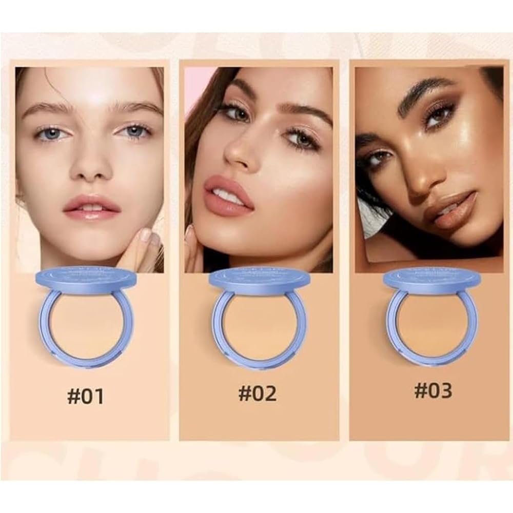 Пудра GAGK Matte Perfection прессованная, матирующая Natural Beige, фото №4