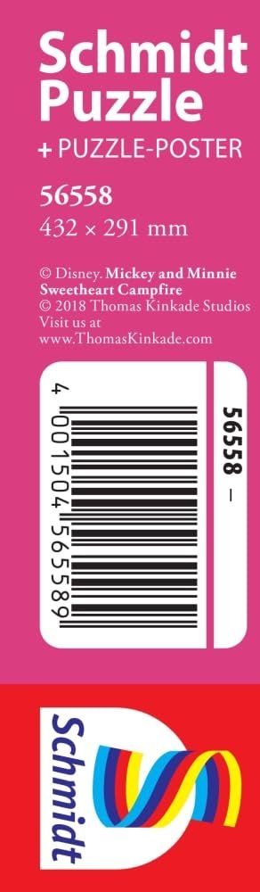 Пазл Schmidt Spiele Disney 56558 Thomas Kinkade Mickey and Minnie Sweetheart Campfire 200 элементов, фото №2