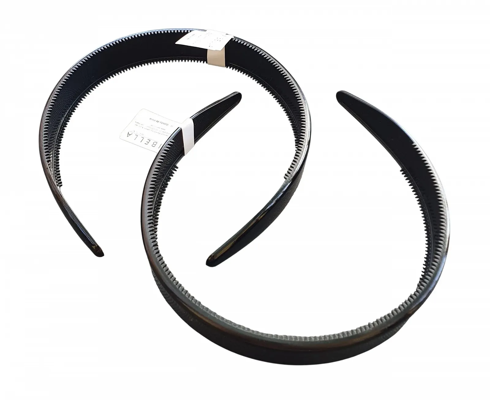 Обруч Mibella Чорний Блискучий для Дітей 12 см, Набір з 2 шт, фото №1 Обруч Mibella Чорний Блискучий для Дітей 12 см, Набір з 2 шт, фото №1