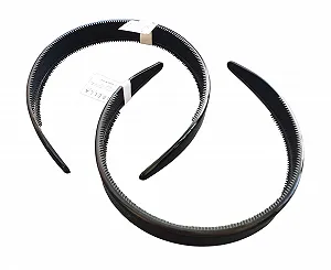 Обруч Mibella Черный Блестящий для Детей 12 см, Набор из 2 шт. - Фото 1