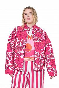 Куртка стеганая Studio Untold Plus Size, большого размера, с принтом, 840583 - Фото 1