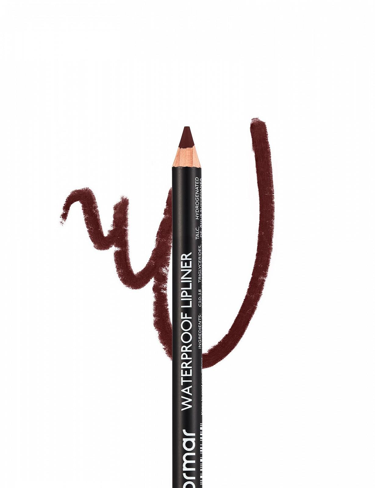 Олівець для губ Flormar Waterproof 244 Шоколадне Фондю, фото №2