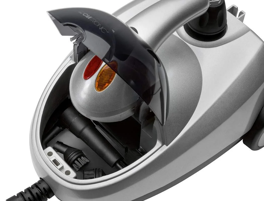 Пароочисник Clatronic DR 3280 4 бар 1.5 л сріблястий металік, фото №2 Пароочисник Clatronic DR 3280 4 бар 1.5 л сріблястий металік, фото №2