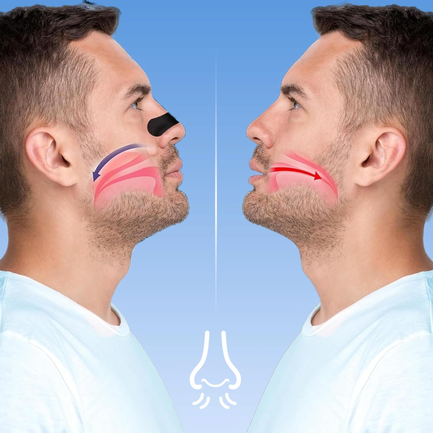 Набір носових пластирів 30 шт. Смужки, фото №6