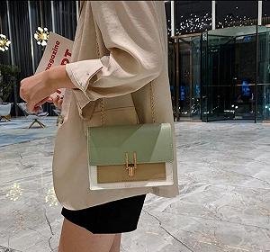 Модная трицветная женская мини-сумка synthetic.ua - Фото 1