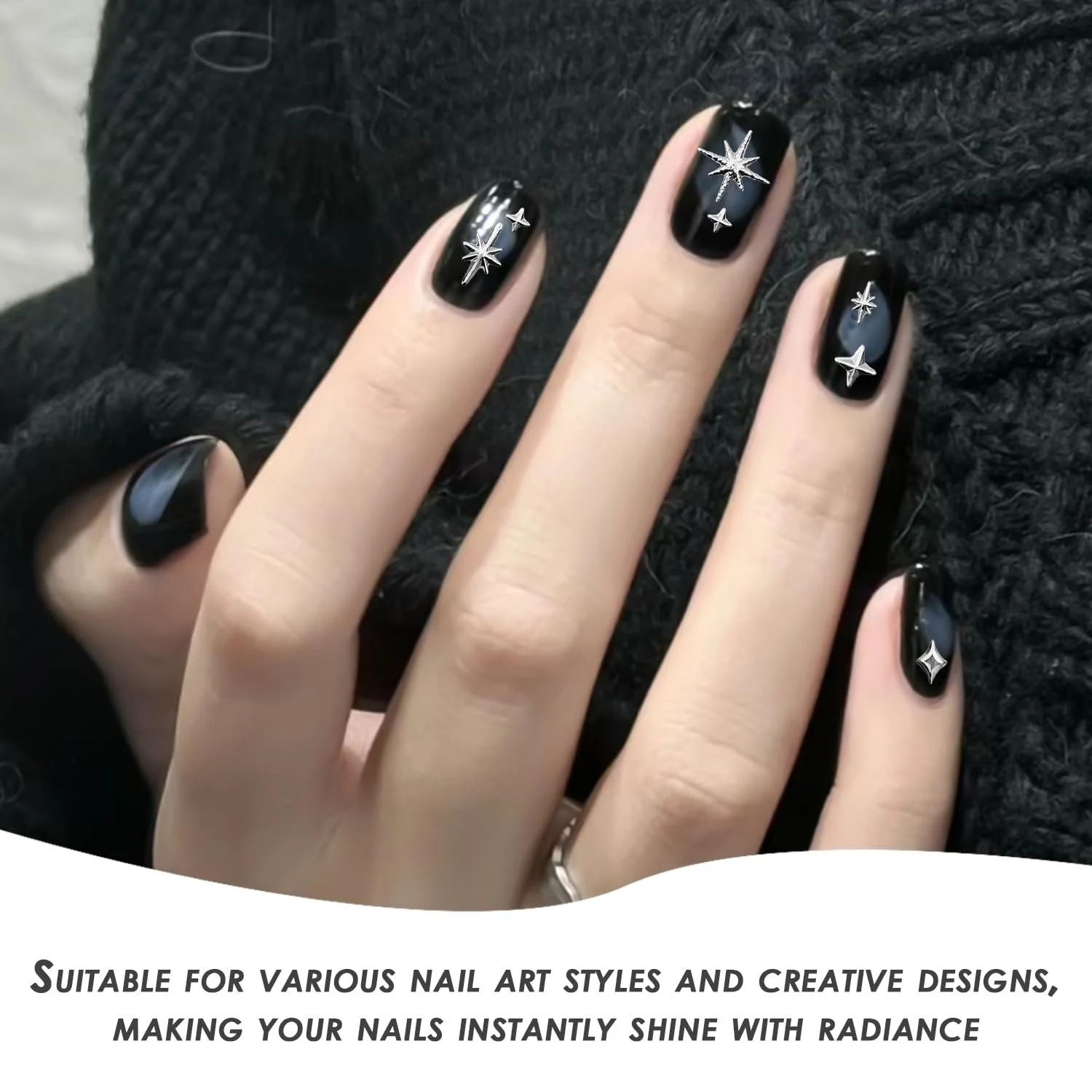 Зірка 400 шт. Золотистий, Сріблястий, фото №5