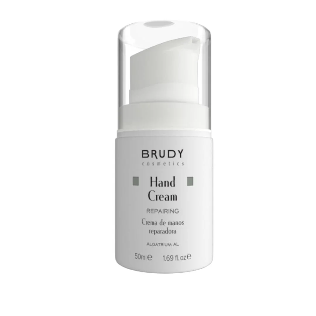Крем для рук Brudy Cosmetics з DHA для чутливої шкіри Зволожуючий догляд Живить подразнену, суху та потріскану шкіру 50 мл, фото №1 Крем для рук Brudy Cosmetics з DHA для чутливої шкіри Зволожуючий догляд Живить подразнену, суху та потріскану шкіру 50 мл, фото №1