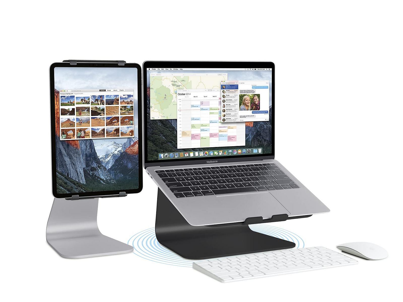 Підставка для ноутбука Rain Design mStand360 - MacBook Pro - Чорний, фото №4 Підставка для ноутбука Rain Design mStand360 - MacBook Pro - Чорний, фото №4