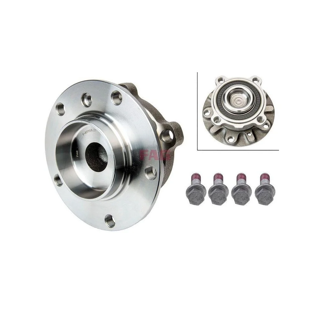 Комплект подшипника ступицы Schaeffler FAG 713 6672 20 для BMW, передний мост, фото №1