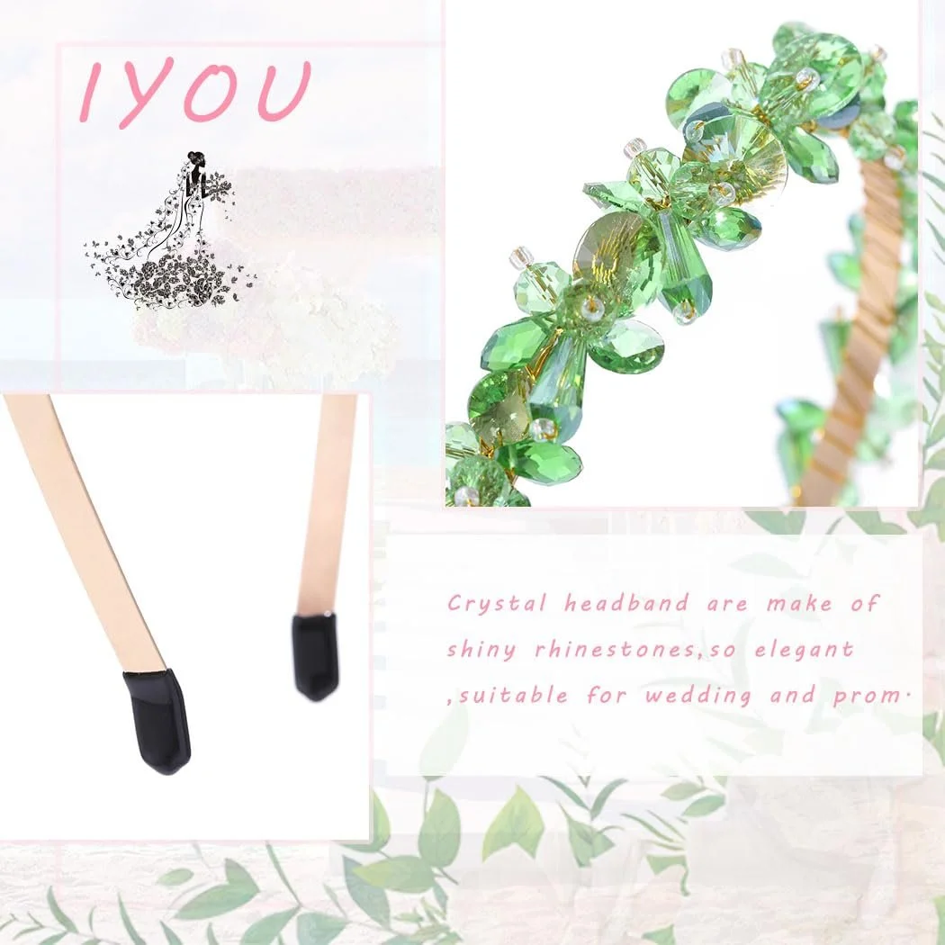 Обруч для волосся IYOU Блискучі стрази, фото №7 Обруч для волосся IYOU Блискучі стрази, фото №7